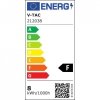 Taśma LED V-TAC 12V SMD3528 600LED IP65 rękaw 8W/m VT-3528 IP65 3000K 800lm
